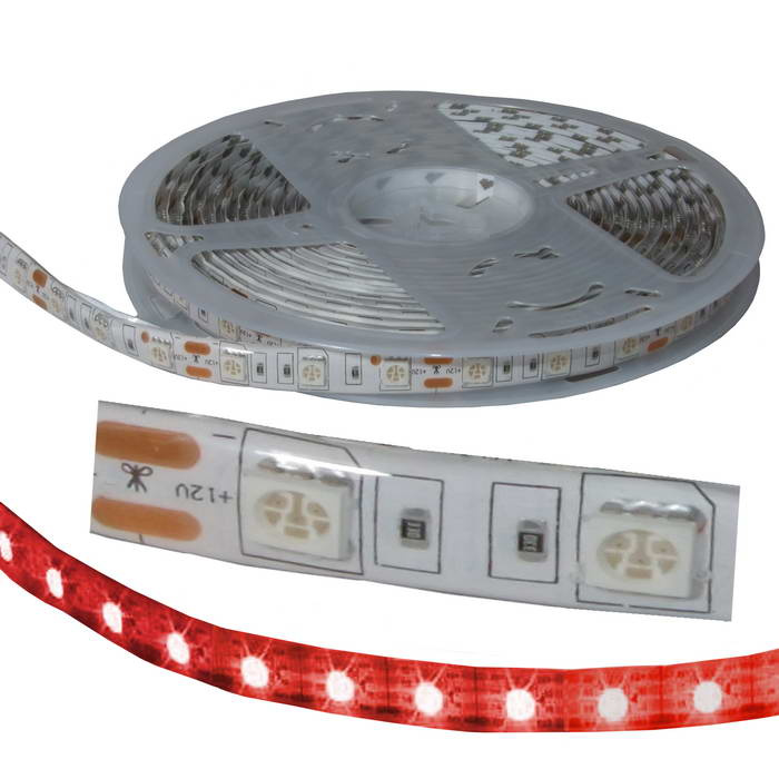 Светодиодная лента RUICHI, 5050, 300 LED, IP65, 12 В, цвет красный, катушка 5 м (цены указаны за 1 м) фото 1