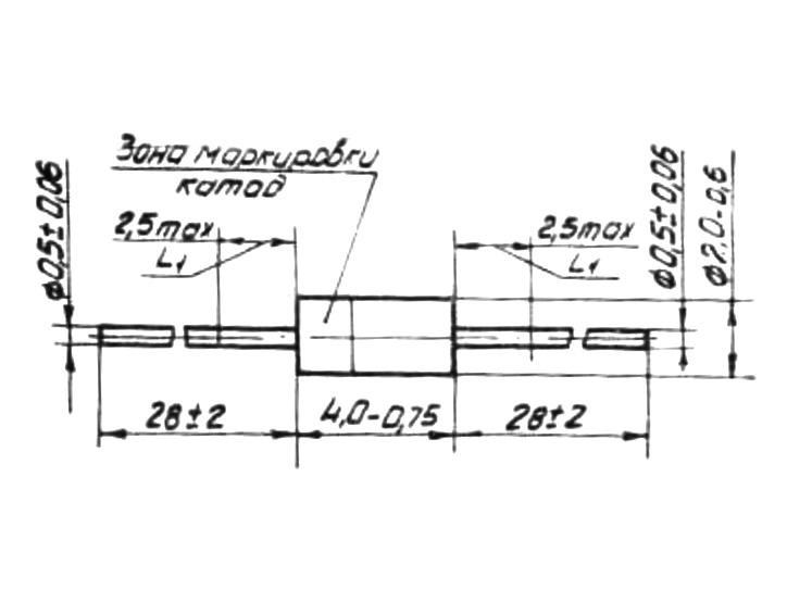Диод низковольтный КД805А фото 2