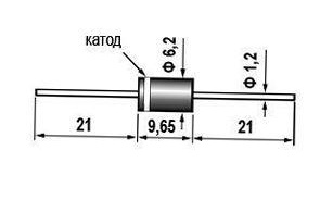 Диод низковольтный КД226Б фото 2