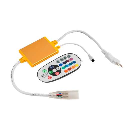 Контроллер General (512114) GDC-RGB-1200-IP67-220 1200 Вт 220 В  IP67 для светодиодной ленты с пультом фото 1