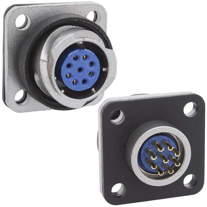Разъём быстроразъёмный RUICHI FQ14-9pin ZK, 9-контактный фото 1