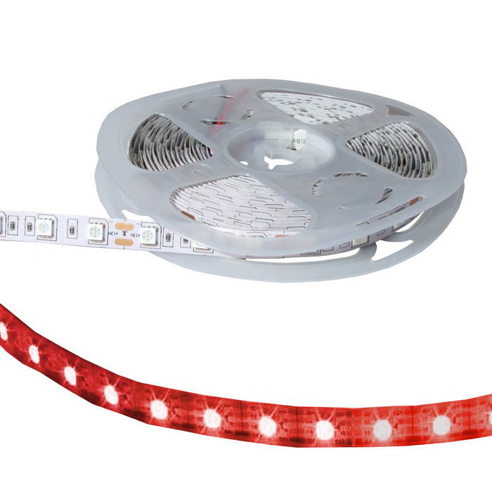 Светодиодная лента RUICHI, 5050, 300 LED, IP33, 12 В, цвет красный, катушка 5 м (цены указаны за 1 м) фото 1
