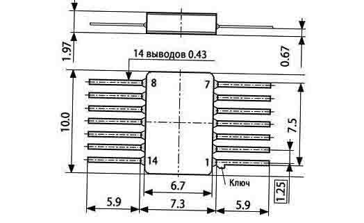 Отечественные микросхемы 530ИЕ15 фото 2