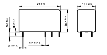 Электромагнитные реле HF115FK/12-Z3T фото 2