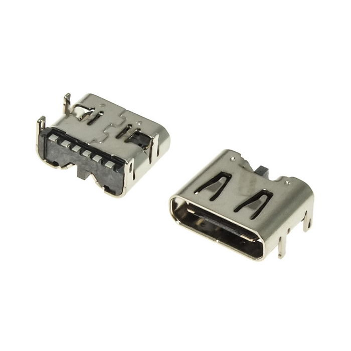 Разъём USB RUICHI USB3.1 TYPE-C 6PF-027, 6 контактов фото 1