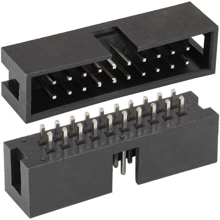 Разъём IDC RUICHI BH-20 (IDC-20MS), 20 контактов фото 1