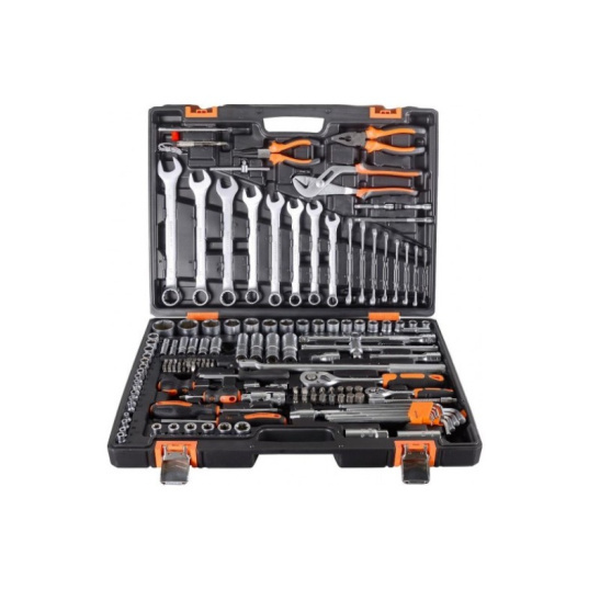 Набор инструментов ВИХРЬ 1/2", 1/4", crv, в кейсе 151 предм арт.73/6/7/9 фото 2