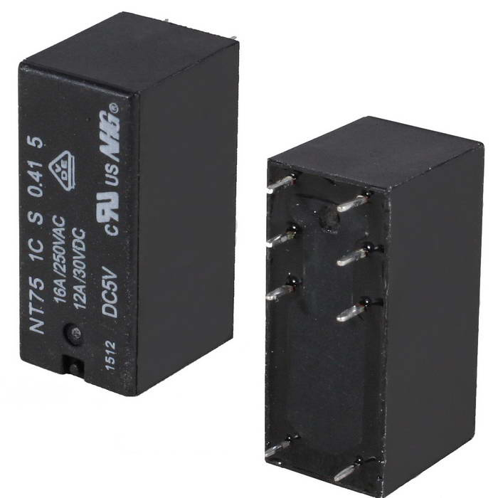 Электромагнитные реле NT75-1-C-S-16-DC5V-0.41-5.0 фото 1