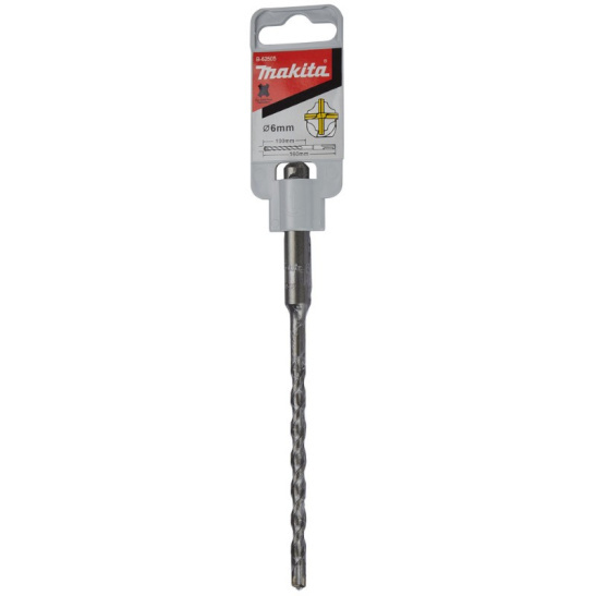 Бур по бетону 6x160 мм, SDS-plus, B-62505, Makita, Китай фото 1