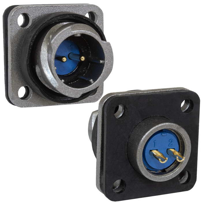 Разъём быстроразъёмный RUICHI FQ14-2pin ZJ, 2-х контактный фото 1