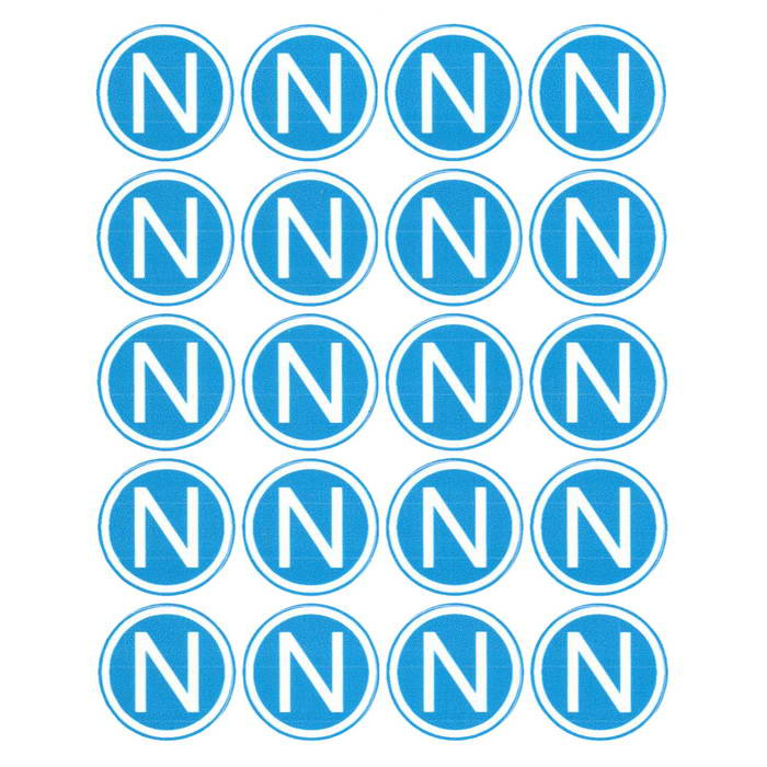 Информационные знаки "N" d=20 фото 1