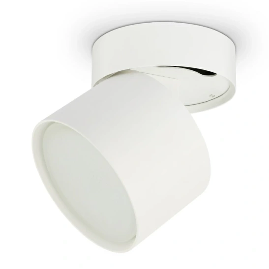 Светильник ЭРА OL12 GX53 SWH накладной белый фото 1