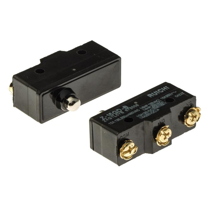 Микропереключатель RUICHI Z-15GD-B, ON-(ON) 3P, 15 A, 250 В фото 1