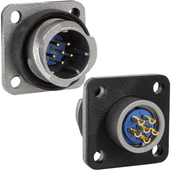 Разъём быстроразъёмный RUICHI FQ14-6pin ZJ, 6-ти контактный фото 1