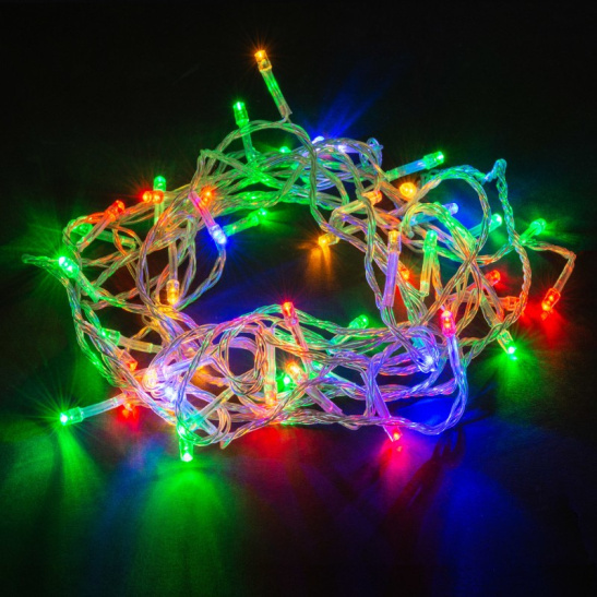 Гирлянда светодиодная TDM "СГ50М5" (SQ0361-0035) 50 LED, 5 м, мультиколор, с контроллером, IP20 фото 1