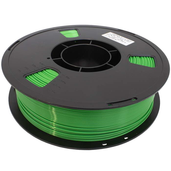 Филамент для 3D-принтера RUICHI PLA-1.75-GRN-1KG, PLA пластик, катушка 1 кг, 1.75 мм, зелёный фото 1
