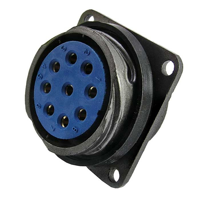 Разъём быстроразъёмный RUICHI FQ30-9pin ZK, 9-ти контактный фото 1