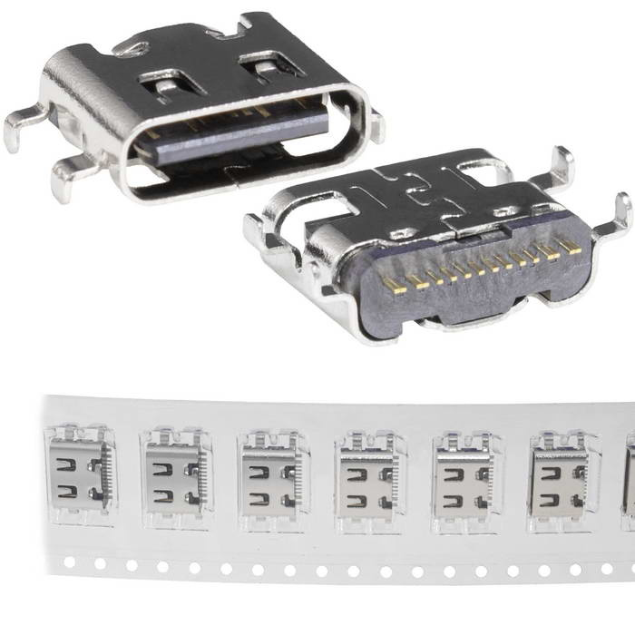 Разъём USB RUICHI USB3.1 TYPE-C 16PF-076, 16 контактов фото 1