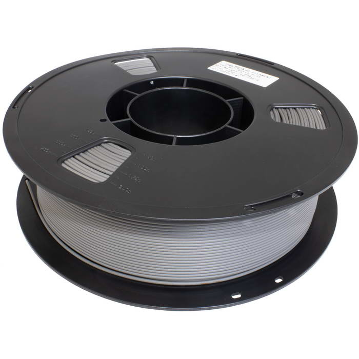 Филамент для 3D-принтера RUICHI PLA-1.75-MAT-GRY-1KG, PLA пластик, матовый, катушка 1 кг, 1.75 мм, серый фото 1
