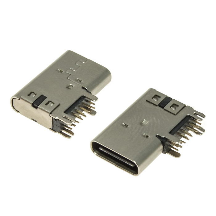 Разъём USB RUICHI USB3.1 TYPE-C 14PF-033, 14 контактов фото 1