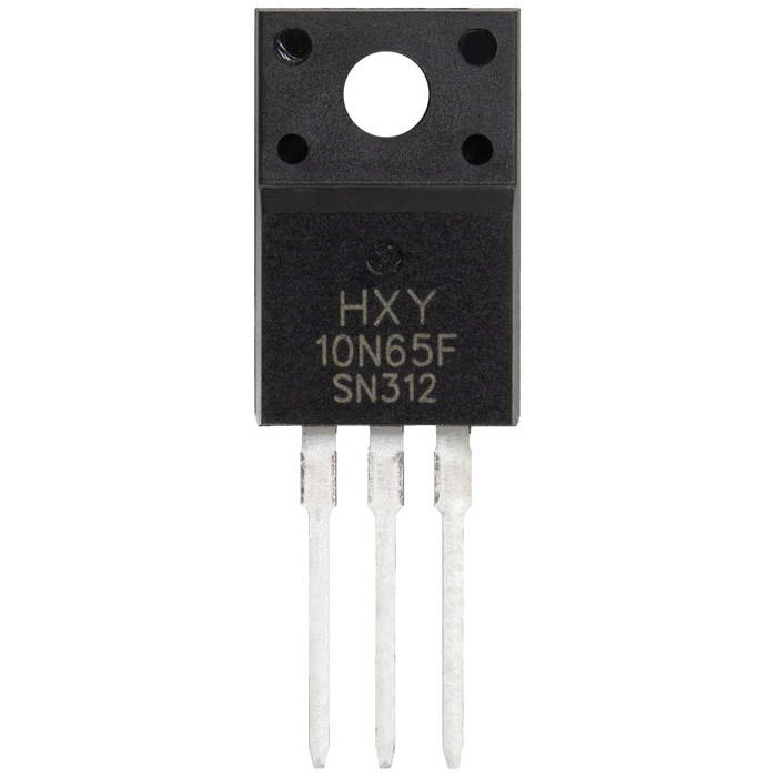 10N65, полевой транзистор (MOSFET) HXY, N-канал, 650 В, 10 А, 1.05 Ом, 32 нКл, TO-220F фото 1
