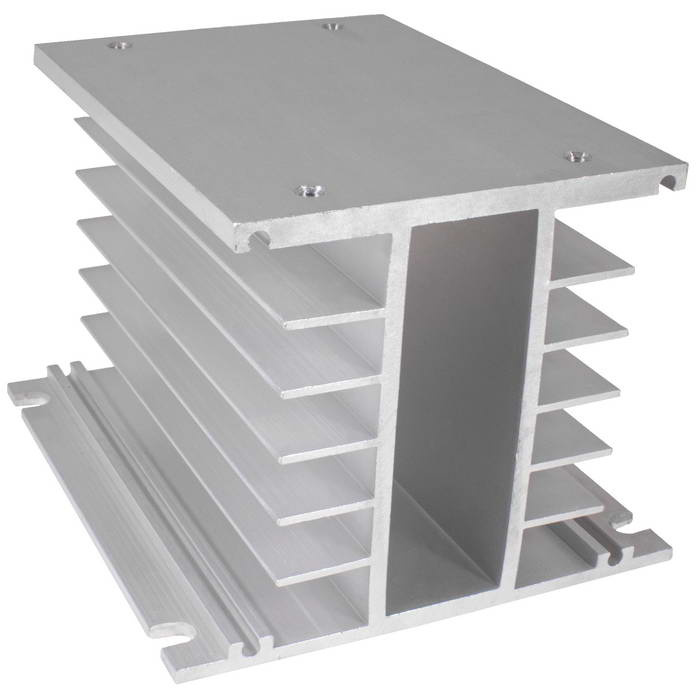 Радиатор для трехфазного SSR RUICHI H110, 10/40А, алюминиевый фото 1