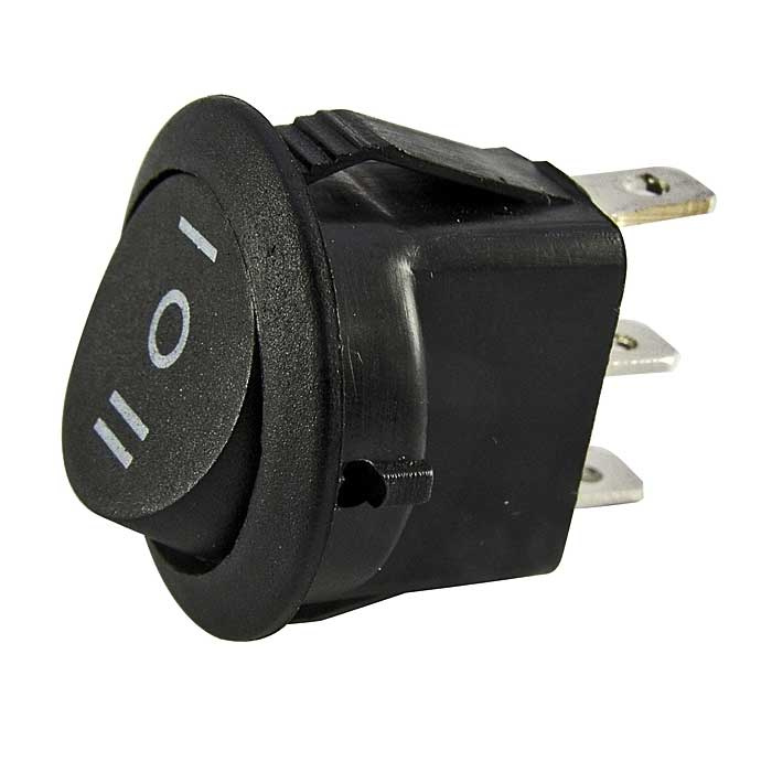 Клавишный переключатель RUICHI KCD1-103-11-B/3P, ON-OFF-ON фото 1