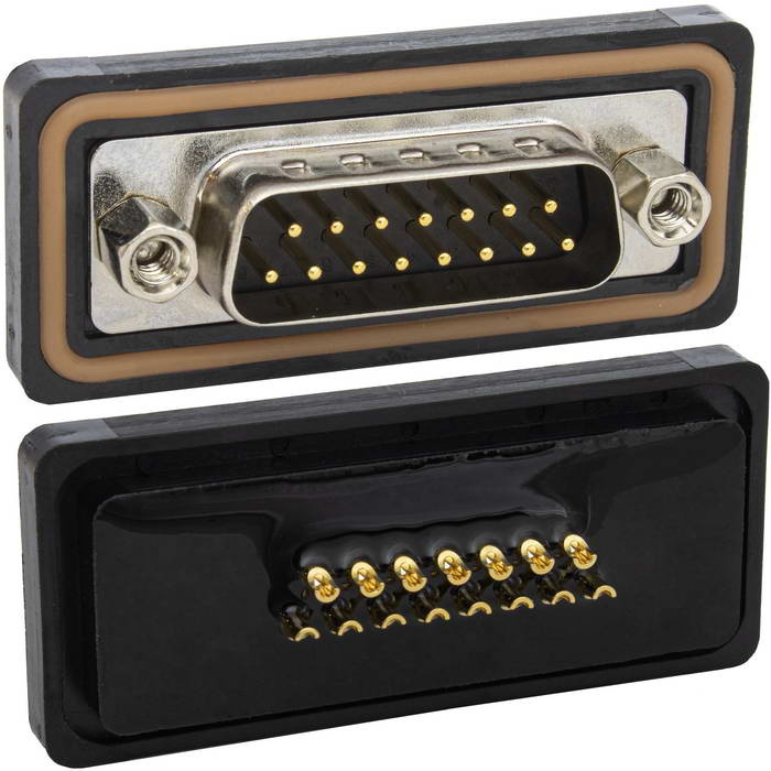 D-SUB DB-15M IP67 screw фото 1