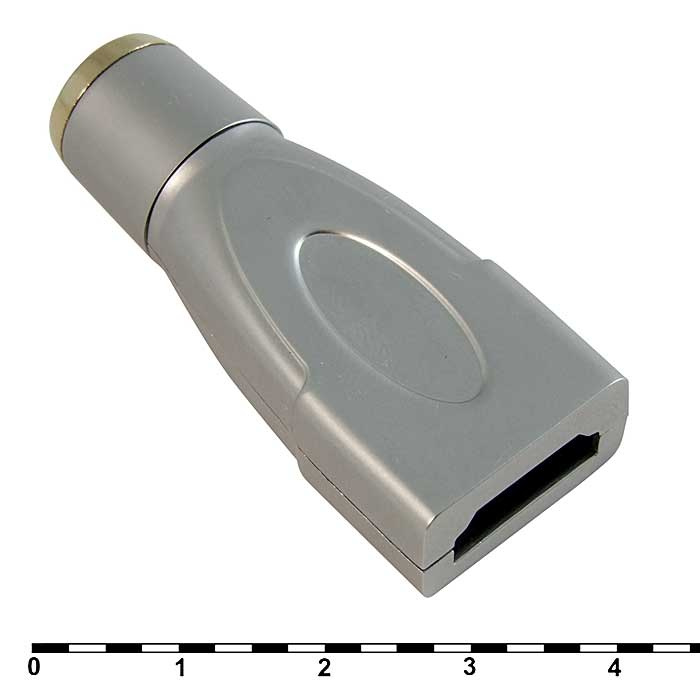 Разъём HDMI/DVI RUICHI FY-1020 (Кожух к HDMI7009), серый фото 1