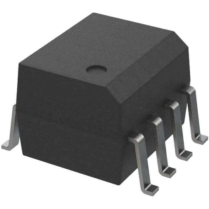MOCD207R2M, Оптопара ON Semiconductor транзисторная двухканальная, 2.5кВ /70В, 0.15A,  CTR=100...200% 0.25Вт  -40...+100°C, корпус SOIC-8 фото 1