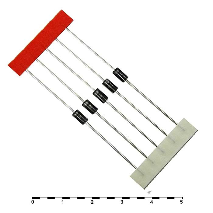 SR160L AM диод Шоттки, 60 В, 1 А, DO-41 фото 1