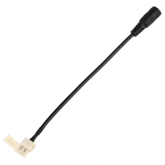 Коннектор IEK (112-03) MONO 8мм 3шт (Jack 5,5 - 15 см-разъем) IP20 для светодиодной ленты 8 мм фото 1