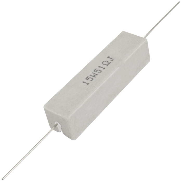Мощный постоянный резистор RUICHI RX27-1 51 Ом 15W 5% / SQP15, керамо-цементный   корпус фото 1
