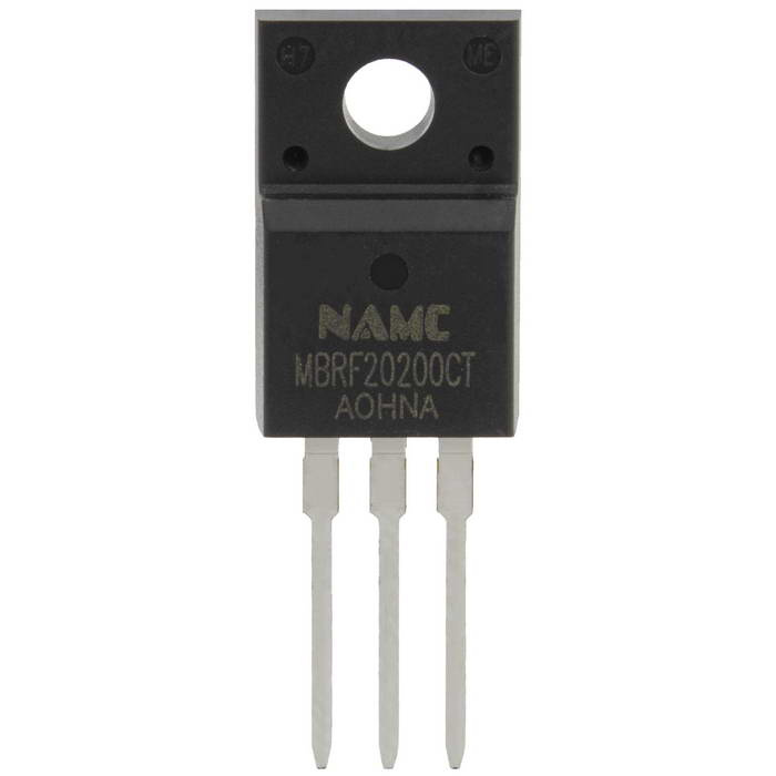 MBRF20200CT (MBR20200FCT), NAMC диод Шоттки 200 В, 20 А, TO-220F фото 1