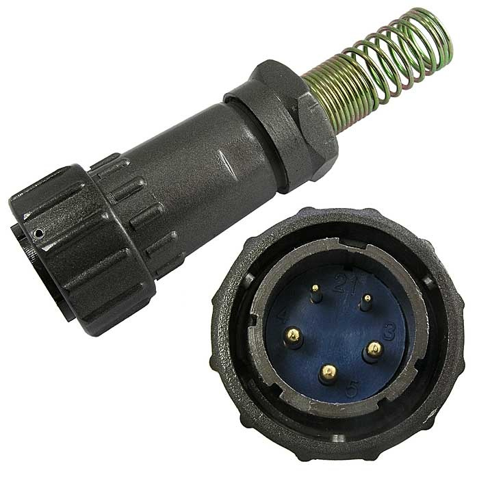 Разъём быстроразъёмный SZC FQ24-5pin TJ-12, 5-ти контактный фото 1