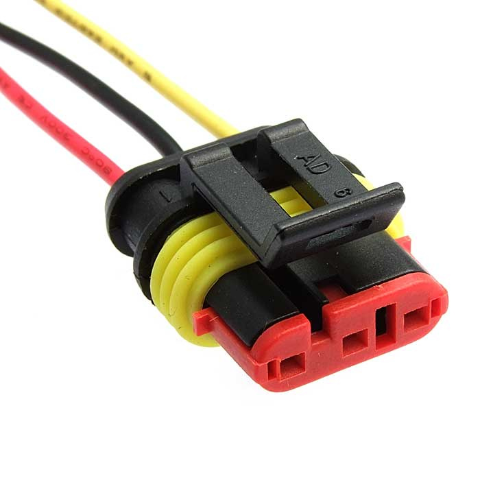 Разъём авт. соединитель RUICHI DJ7031-1.5-21 (18AWG 200 мм), 12/ 24 (DC) В фото 1