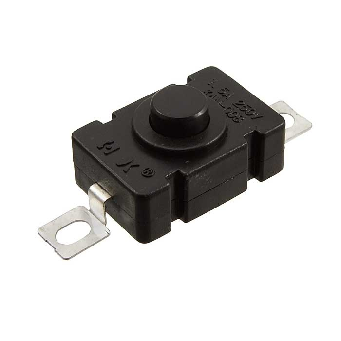 Кнопочный переключатель RUICHI MJ-PBS02A, ON-OFF, 1.5 А, 250 В фото 1