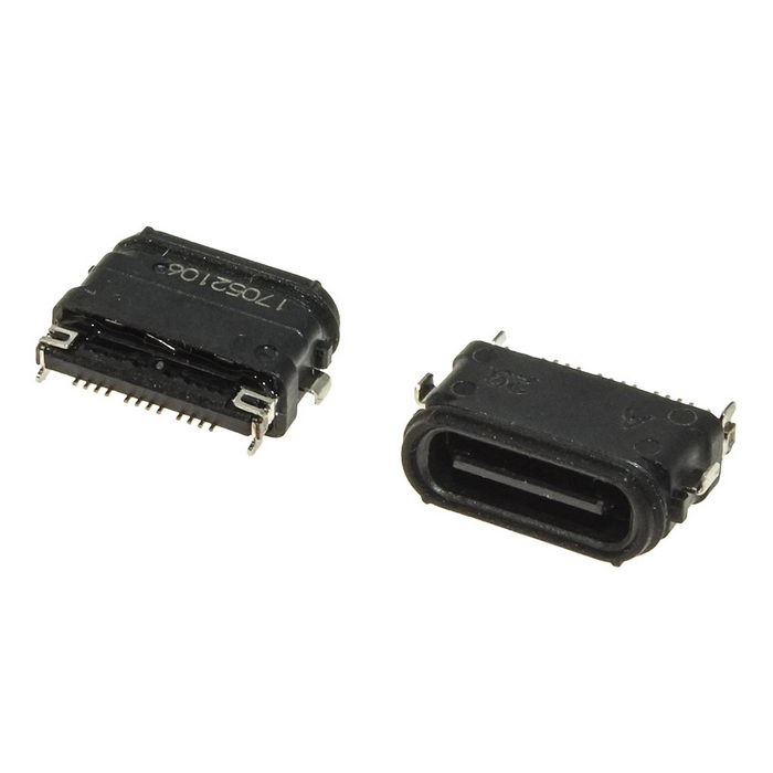 Разъём USB RUICHI USB3.1 TYPE-C 24PF-068, 24 контакта фото 1