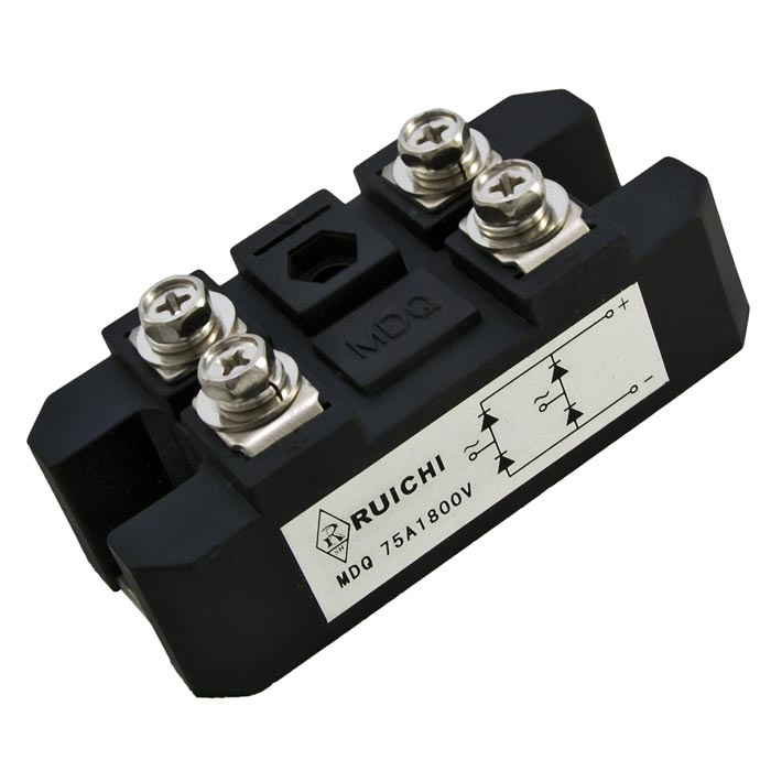 MDQ75-1800V RUICHI диодный мост 1800 В, 75 А, однофазный фото 1