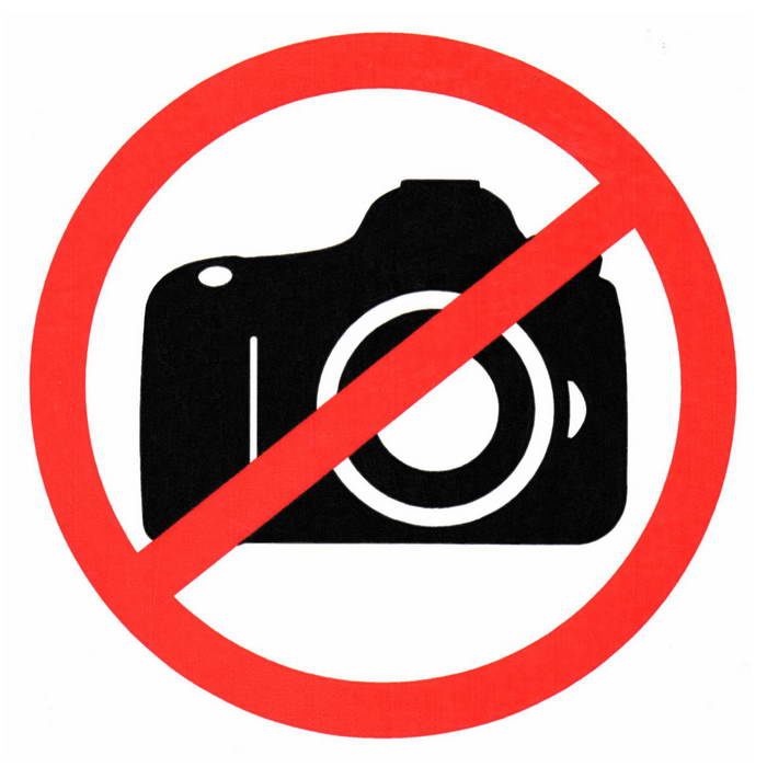 Информационные знаки Фотосъемка запрещена 150х150 фото 1