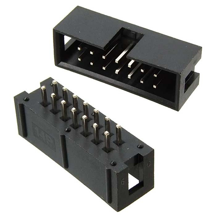 Разъём IDC RUICHI BH-14 (IDC-14MS), 14 контактов фото 1