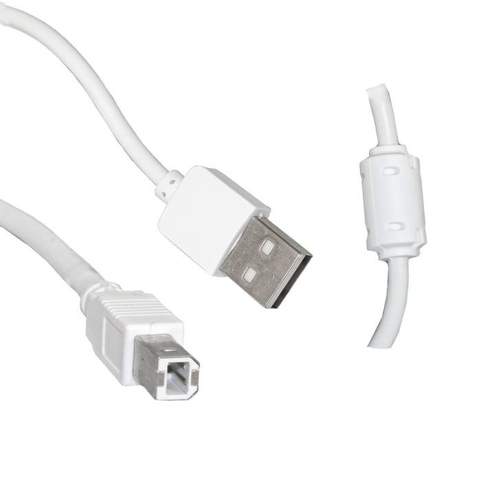 Компьютерный шнур RUICHI USB 2.0 A(m)-USB B(m) ,1.8 м фото 1