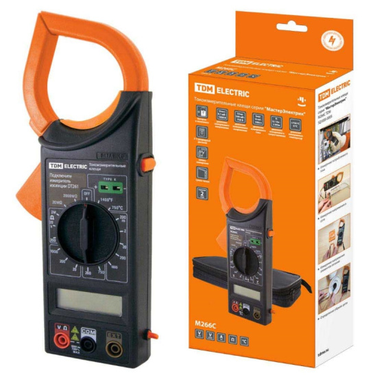 Токоизмерительные клещи TDM (SQ1005-0005) M266C фото 1