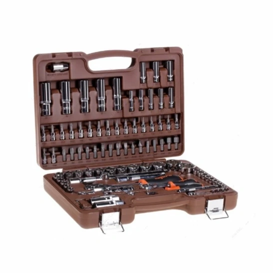 Набор инструмента и торцевых головок 94 пр 1/4" 1/2" Ombra OMT94S фото 3