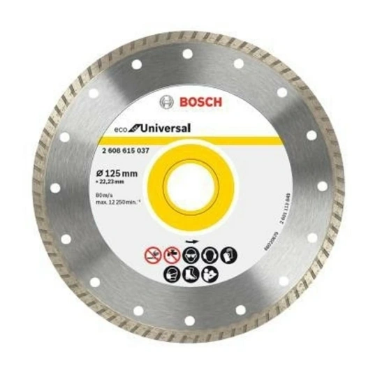 Диск алмазный непрерывный ECO Universal Turbo 115 мм БОШ 2608615045/2608615036 фото 1