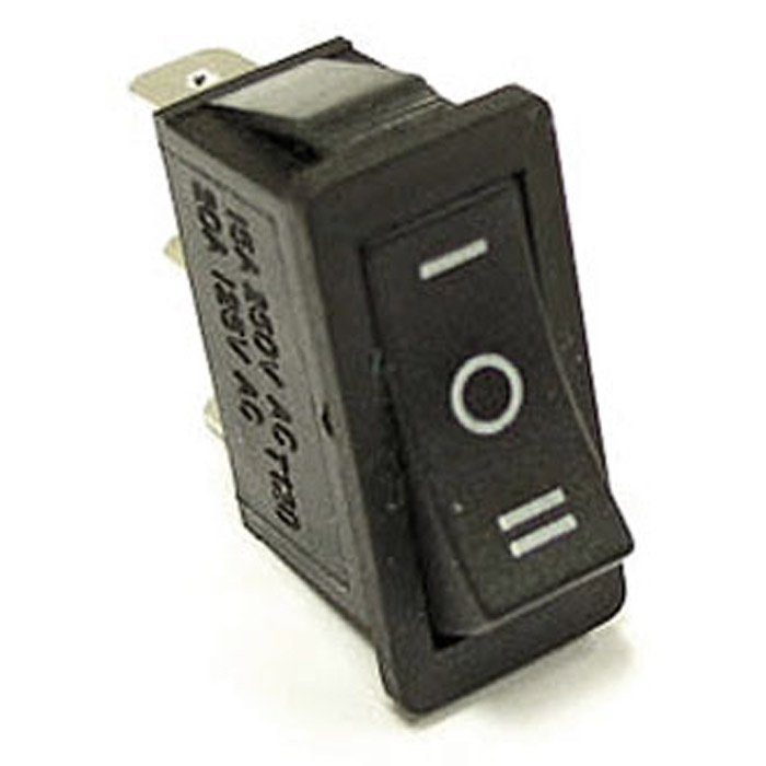 Клавишный переключатель RUICHI RS-103-16C, ON-OFF-ON фото 1