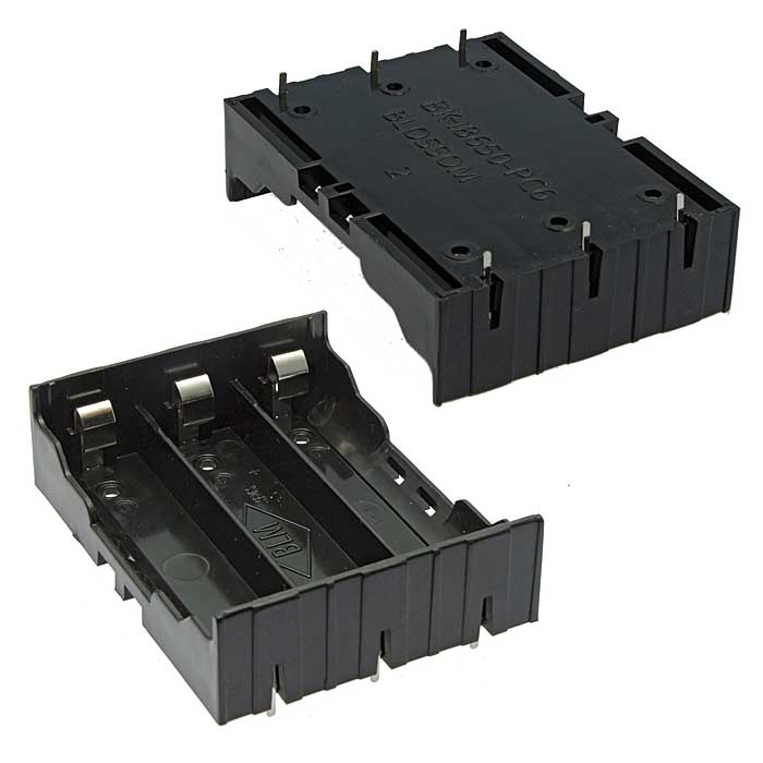 Батарейный отсек RUICHI Battery Holder for Li-ion 3X18650, открытый фото 1
