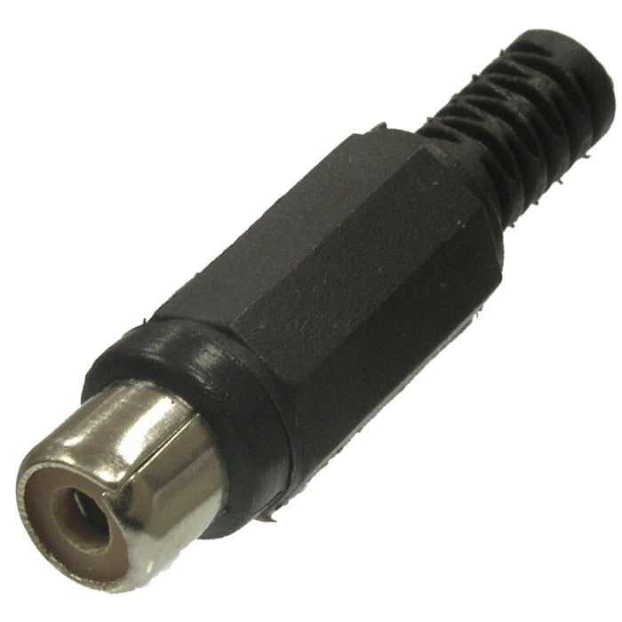 Разъём RCA SZC RP-406, чёрный фото 1