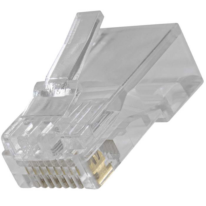 Разъём RJ RUICHI RJ45 (TP-8P8C) UTP, 1 гнездо фото 1