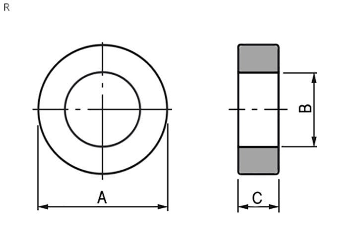 Феррит RUICHI, R20х10х5, PC40 фото 2